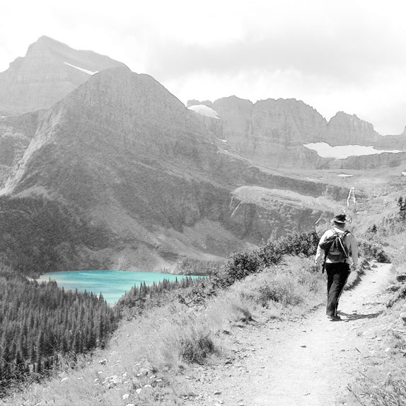 picture of me hiking